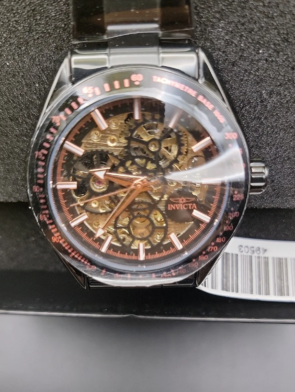 49503 Invicta Objet D Art Excelsior Automatic Men's Watch w/ Skeleton Dial 43mm